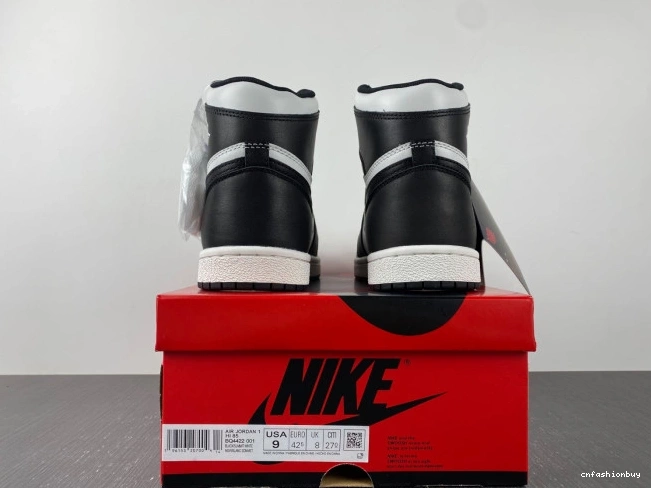 White Jordan Black 1 High 85 Retro BQ4422-001 (2023) 0727